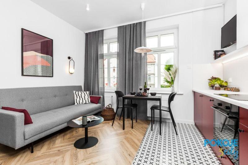 Citystay Grunwaldzka Studio Gdansk Apartment Rum bild